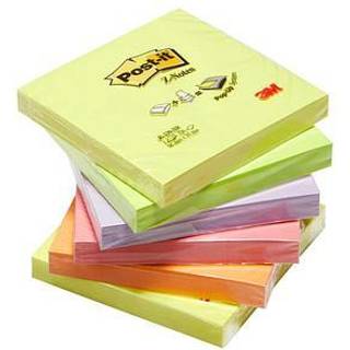 Post-it Z-Notes 76x76 neon rainbow(6stk), 3M 7100296020, 3 pakker