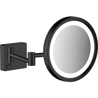 hansgrohe AddStoris Barber-/kosmetikspejl med LED-lys i mat sort