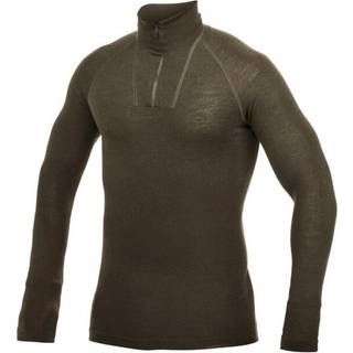 Woolpower Men's Zip Turtleneck Lite  Pine Green, M