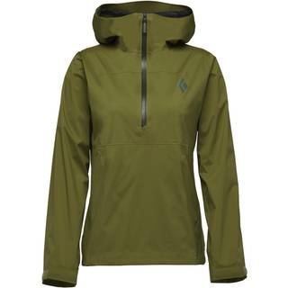Black Diamond Women's Stormline Stretch Anorak Camp Green, M