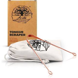 Bambaw Copper Ayurvedic Tongue Scraper, 1 stk