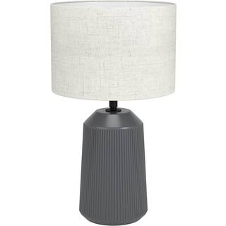EGLO Capalbio Bord E27 Grå/natur  - Bordlampe - 900824