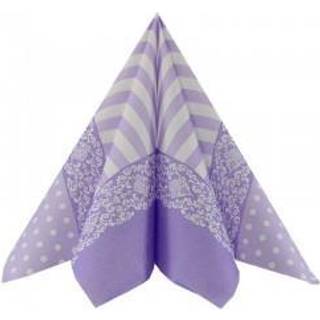 Airlaid design serviet 40x40 cm. 12 stk Bine Lilla