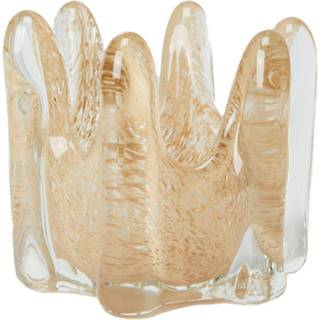 Olsson & Jensen Helix fyrfadsstage Ø10,5 cm Sand