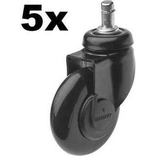 Efalock Clic Tec Wheels Black 5 pcs