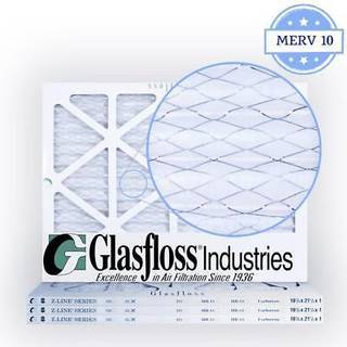 Glasfloss 16-3/8 x 21-1/2 x 1 luftfiltre (tilf?lde af 4) Merv 10 plisseret i USA