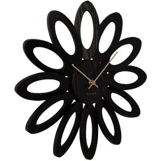 Karlsson Fiore vægur Ø40cm træfiner sort