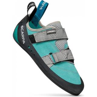 Scarpa Women's Origin Klatresko Damer størrelse 41,5 farve turkis/grå