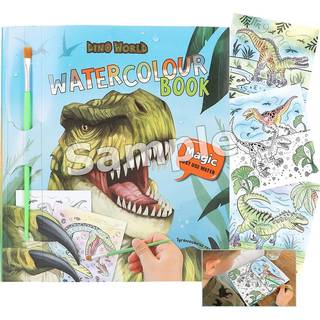 Dino World Watercolour Book