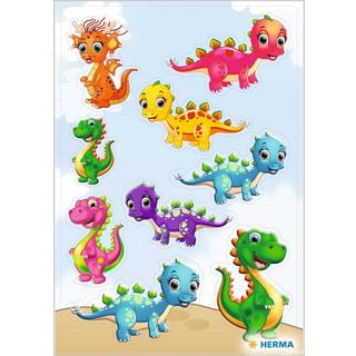 Herma stickers Magic baby dinos foil, 1 ark