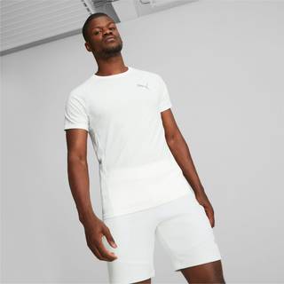 PUMA Herren T-Shirt weiß Slim Fit