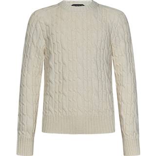 Tom Ford Cable-knit alpaca sweater - white - EU 48