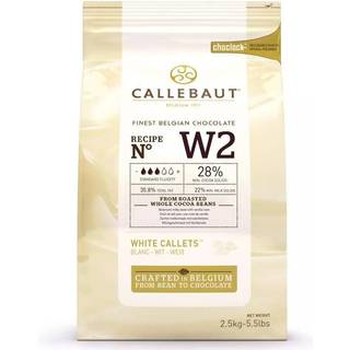 Callebaut Chokolade Hvid - 28 % Kakao, 2,5 kg