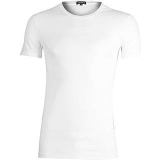 Ermenegildo Zegna Herren T-Shirt weiß Baumwolle & Mix unifarben