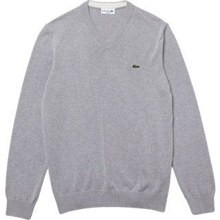 LACOSTE Trøje med rund hals, sølv