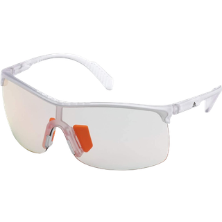 Adidas Sport Kvinde SP0003 26C Solbriller Plast Transparent Grå Maske Fotokromatisk
