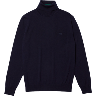 LACOSTE Herren Rollkragenpullover blau unifarben