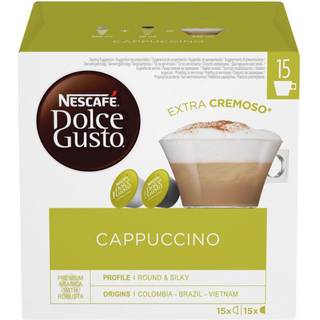 Dolce Gusto Cappuccino -kaffekapsel, 15+15 stk, 349.5 g