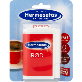 Hermesetas Rød, 650 stk.