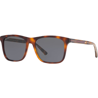 Gucci GG0381SN 009 57 Solbriller Mænd Tortoiseshell - Shiny Havana - 57mm