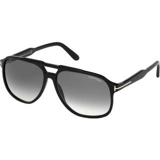Tom Ford FT0753 RAOUL 01B 62 Solbriller Mænd Black - Shiny Black - 62mm