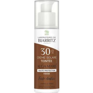 Laboratoires De Biarritz Suncare Tinted Face Sunscreen SPF30 Amber 50ml
