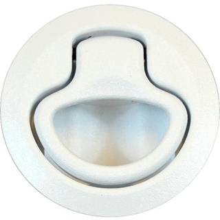 Southco Flush Pull Latch - Tr?k for at ?bne - Ikke -l?sende hvid plastik