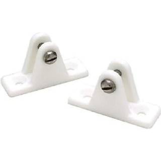 Stort dæk hængsel (pr.) Wht