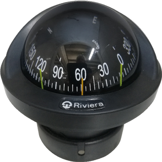 Riviera nedbygningskompas Artica 2 ¾”, sort