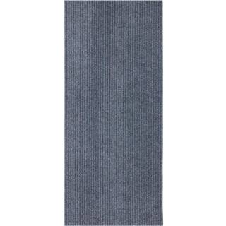 Ottomanson Solid Design Non-Slips Rubberback 2x5 Indoor/Outdoor Runner Rug til Hallway Kitchen Living Room Garage Patio 2 'X 5' Gray