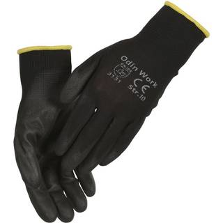 ODIN Ultra fingerdyppet PU handske Str. 10 sort PU