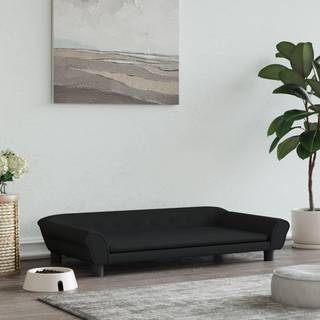 hundeseng 100x50x21 cm velour sort