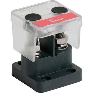Klemrække BEP Marine Pro Installer Insulated Stud Double, 2 x M8, 100 A (50 A per forbindelse), med låg