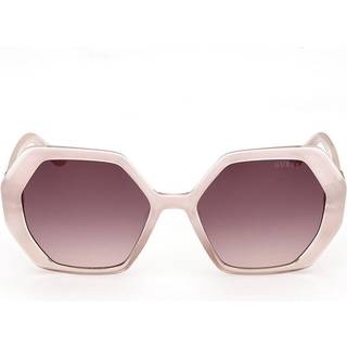 Guess Kvinde GU7879 74T Solbriller Injiceret Rosa Rød Geometrisk Normal Skygge