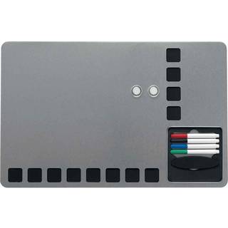WB Combo tavle Nobo 61x39cm magnetisk Sølv 1903812 (6stk)