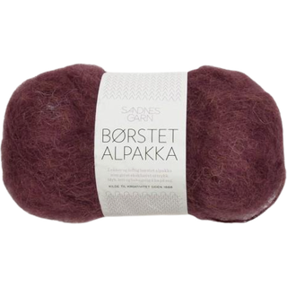 Børstet Alpakka marine [5575]
