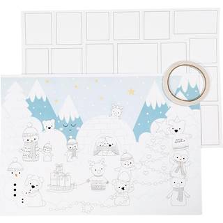 Julekalender 30x42 cm med 24 overraskelser