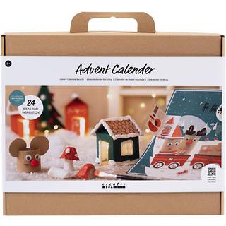 Kreativ Julekalender med Genbrugsmaterialer - 1 pk.