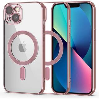 Tech-Protect MagShine Line MagSafe iPhone 13 Cover - Pink