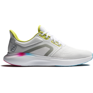 FootJoy Hyperflex Trainer (2023) Vandtætte Herre Golfsko Uden Spikes - White/Multi - Str. 44 1/2 Normal
