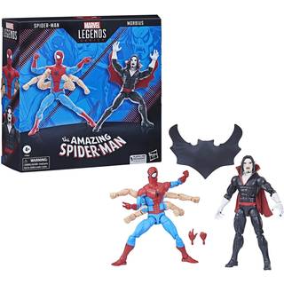 Marvel Legends Spider-Man & Morbius 2-figurer-sæt - Meget detaljerede, posérbare actionfigurer