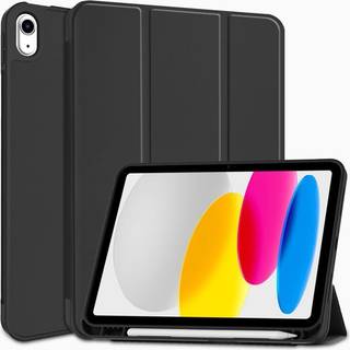 iPad 2022/2025 Tech-Protect SmartCase Pen Tri-Fold Folio Cover - Sort