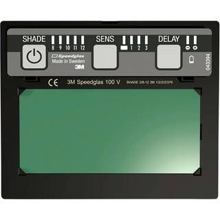 3M Speedglas Svejsekassette 100V, 750011 - Svejseglas Speedglas Svejsekassette 100V, variabel 5 variable indstillinger DIN 8-12 åbning 90 x 110 mm ca 1500 timer bateri.