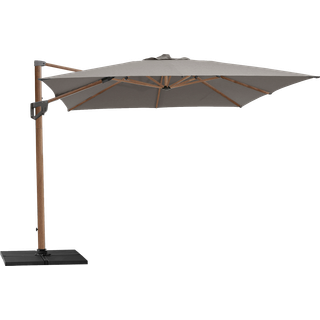 Cane-line Hyde, Hængeparasol, Tilt, 3 x 4 m, Taupe, Trælook
