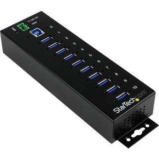StarTech.com ST1030USBM interface hub USB 3.2 Gen 1 (3.1 Gen 1) Type-B 5000 Mbit/s Sort