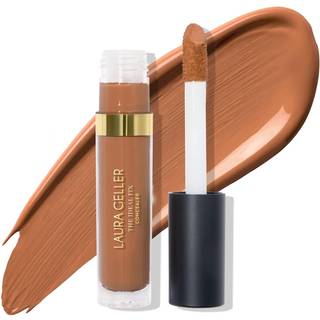 Laura Geller New York The Ideal Fix Concealer - Deep - Buildable Medium to Full Coverage Liquid Concealer - Covers Under Eye Dark Circles & Plemi
