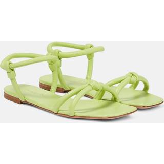 Gianvito Rossi Juno 05 leather sandals - green - EU 41