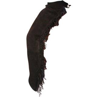 Tough-1 Suede Leather Western Show Chaps X-Small S