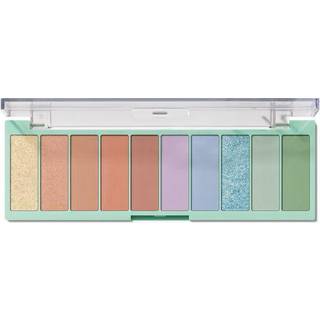 E.L.F. Perfekt 10 ?jenskygge palet ti ultra-pigmenterede lyse nuancer