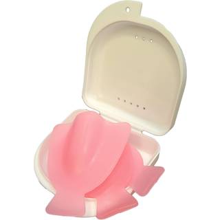 RPE Tungebeskytter — Tilpasset, hypoallergenisk bakke, der forhindrer og heler tunge sår fra tandudvidere (3 bakker inkluderet)